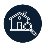 Ícone de Avaliação Patrimonial e de Imóveis